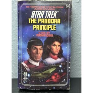 Star Trek The Pandora Principle by Carolyn Clowes 1st Print April 1990 PB